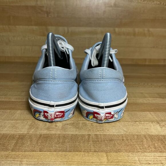 Vans Ultracush Light Blue Unicorn rainbow Shoes Style 95 Model 721278 M8 W9.5 - Picture 4 of 6
